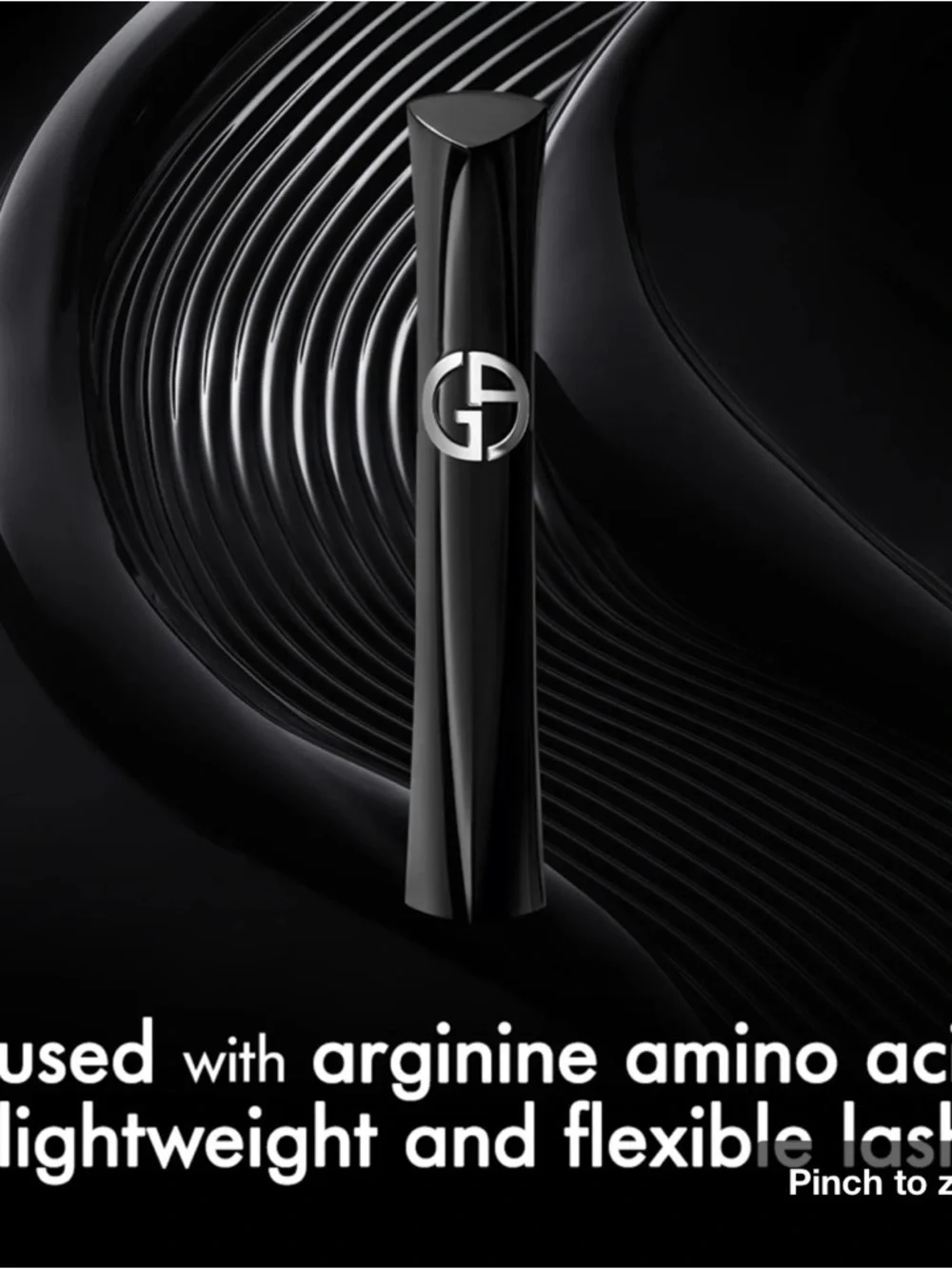 Giorgio Armani Vertigo Lift Buildable Length & Volume Mascara - Obsidian Black